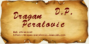 Dragan Peralović vizit kartica